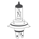 Preview: OSRAM Glühlampe H4 Bilux Original Line 12V 60/55W 64193