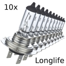 Preview: 10x OSRAM Glühlampe H7 Longlife PX26d 12V 55W 64210L