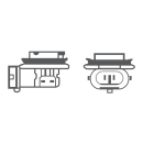 Preview: OSRAM Glühlampe H11 PGJ19-2 12V 55W 64211