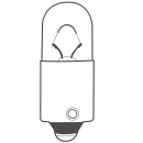 Preview: 10x OSRAM  Standlicht T4W Ba9S 12V 4W 3893