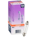 Preview: 10x OSRAM Soffitte C5W SV8.5-8 24V 5W LKW 6423