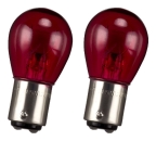 Preview: 10x BREHMA rote Rück- Bremslicht Lampe 21/5W PR21/5W BAW15D 12V