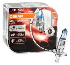 Preview: 2er Set OSRAM Glühlampe H1 Night Breaker Laser +150% 12V 55W 64150NL