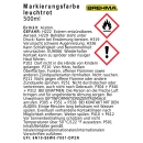 Preview: BREHMA Markierungsspray Forstspray Markierungsfarbe leuchtrot 500ml