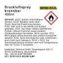 Preview: 24x BREHMA Druckluftspray Druckluftreiniger  400ml Air Duster Spray inkl. Griff