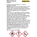 Preview: 24x BREHMA Kettenspray 400ml für O-Ring-Ketten geeignet transparent inkl. Griff