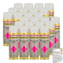 Preview: 24x Markierungsspray Forstspray Markierungsfarbe leuchtpink 500ml