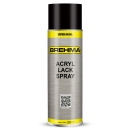 Preview: 24x BREHMA Acryl Lackspray Ral 9005 Schwarz matt Lack Farbe Sprühfarbe 400ml inkl. Griff