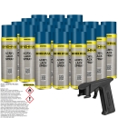 Preview: 24x BREHMA Acryl Lackspray Ral 5010 Enzianblau matt Lack Farbe Sprühfarbe 400ml inkl. Griff