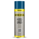 Preview: 24x BREHMA Acryl Lackspray Ral 5010 Enzianblau matt Lack Farbe Sprühfarbe 400ml inkl. Griff