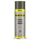 Preview: BREHMA Acryl Lackspray Ral 6003 Olivgrün matt Lack Farbe Sprühfarbe 400ml