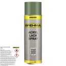 Preview: BREHMA Acryl Lackspray Ral 6011 Resedagrün matt Lack Farbe Sprühfarbe 400ml