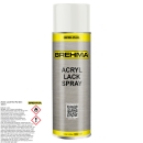 Preview: BREHMA Acryl Lackspray Ral 9016 Verkehrsweiss glänzend Lack Farbe Sprühfarbe 400ml