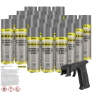 Preview: 24x BREHMA Universal Zinkspray silber Grundierung Korrosionsschutz 400ml inkl. Griff