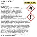 Preview: BREHMA Klarlack matt Lackspray Sprühlack 400ml