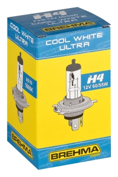 BREHMA H4 Cool White Ultra CWU Xenon Look Autolampe 12V 60/55W P43t