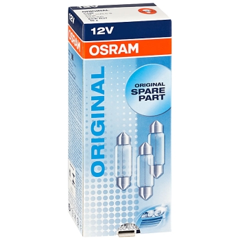 10x OSRAM Soffitte C5W SV8.5-8 12V 5W 6418