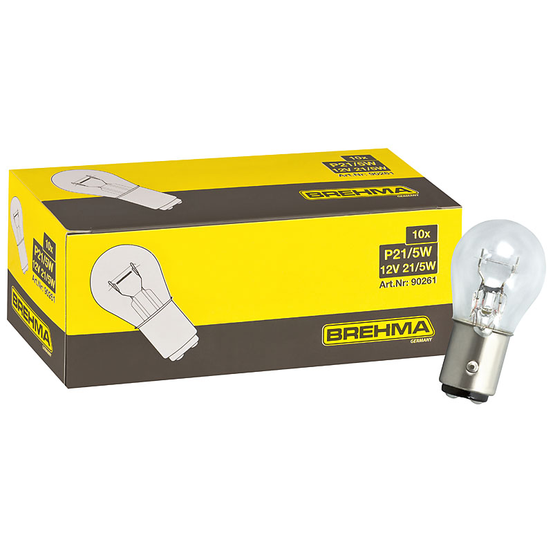 Auto-Lampen-Discount - H7 Lampen und mehr günstig kaufen - 10x BREHMA W5W  24V 5W Standlicht Autolampen T10