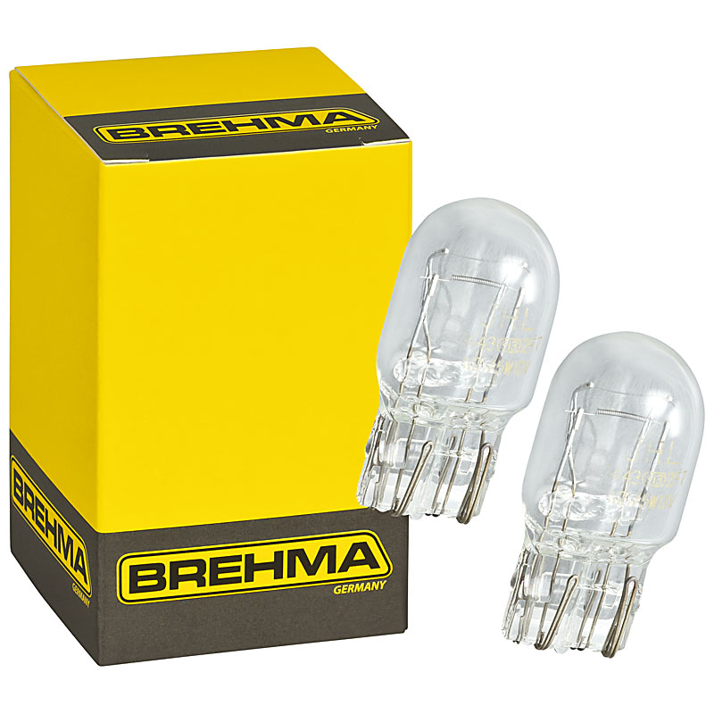 Auto-Lampen-Discount - H7 Lampen und mehr günstig kaufen - 2x BREHMA W21/5W  12V 21/5W T20 W3x16q Tagfahrlicht Standlicht