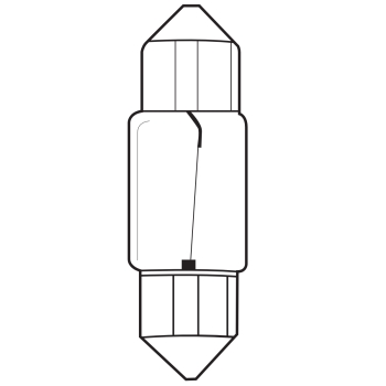 10x BREHMA Soffitten 12V C18W  SV8.5-8 43mm 15x43mm