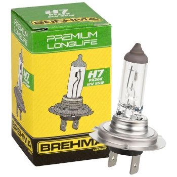 10x BREHMA Premium Longlife H7 12V 55W  Halogen Autolampe