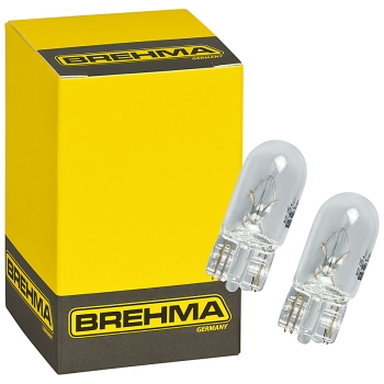 100x BREHMA W5W Standlicht Autolampen T10 12V 5W