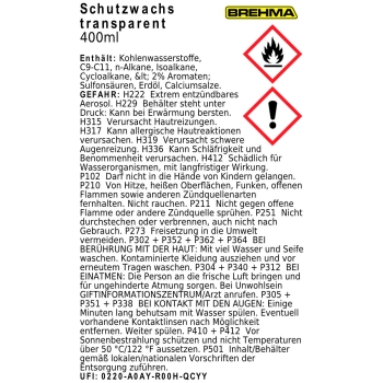 BREHMA Schutzwachs transparent Spray Unterbodenwachs Hohlraumwachs