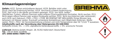 Auto-Lampen-Discount - H7 Lampen und mehr günstig kaufen - 24x BREHMA  Schaum Klimaanlagenreiniger Klimareiniger 400ml Klima inkl. Griff