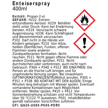 BREHMA Enteiserspray Scheibenenteiser Entfrosterspray Frostschutz 400ml