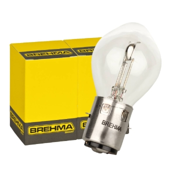 2x BREHMA S1 6V 25/25W BA20d Bilux Zweiradlampe