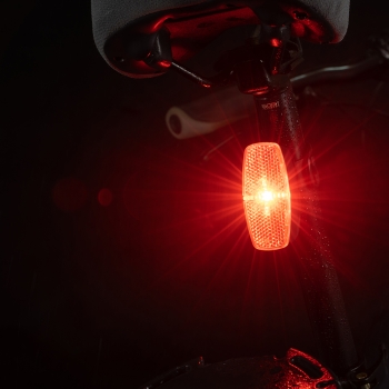 BREHMA LED Fahrrad Rücklicht Fahrradlampe Rückleuchte batteriebetrieben Z Rückstrahler