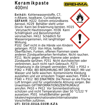 BREHMA Keramikpaste Spray Keramikspray Keramikpastenspray bis 1400° C 400ml