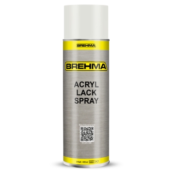 BREHMA Acryl Lackspray Ral 9016 Verkehrsweiss matt Lack Farbe Sprühfarbe 400ml