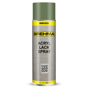 BREHMA Acryl Lackspray Ral 6011 Resedagrün matt Lack Farbe Sprühfarbe 400ml