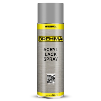 BREHMA Acryl Lackspray Ral 9006 Weisalu matt Lack Farbe Sprühfarbe 400ml