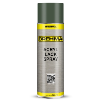 24x BREHMA Acryl Lackspray Ral 6031 Bronzegrün matt Lack Farbe Sprühfarbe 400ml inkl. Griff