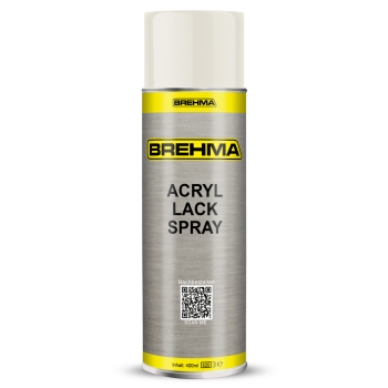 BREHMA Acryl Lackspray Ral 9010 Reinweis glänzend Lack Farbe Sprühfarbe 400ml