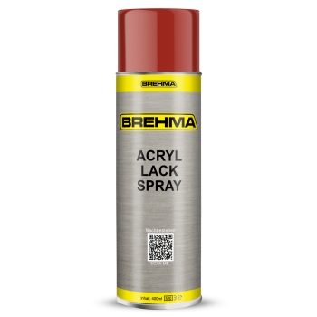 BREHMA Acryl Lackspray Ral 3000 Feuerrot glänzend Lack Farbe Sprühfarbe 400ml