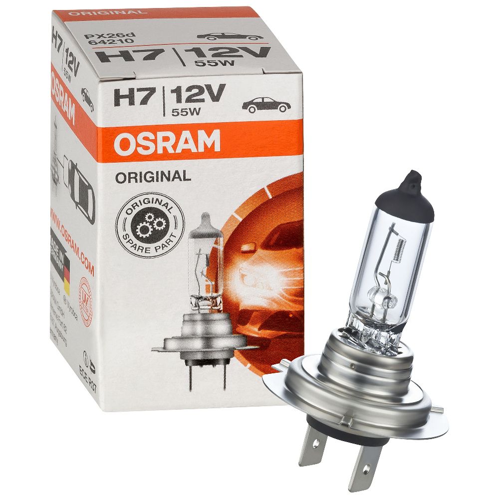 Auto-Lampen-Discount - H7 Lampen und mehr günstig kaufen - 10x OSRAM  Glühlampe H7 Longlife PX26d 12V 55W 64210L