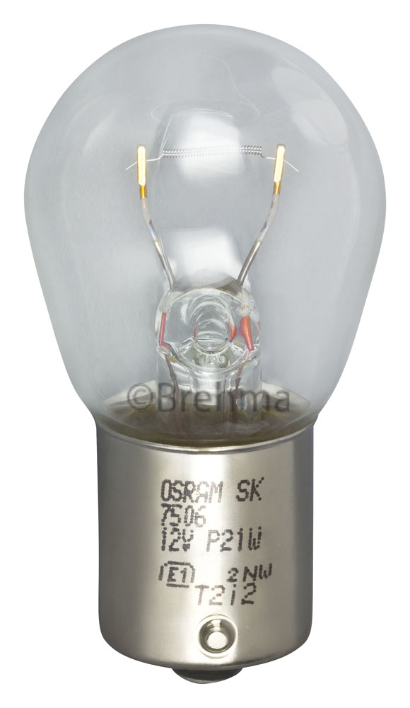BA15S P21W 12 Volt 21 Watt Lampe für weiße unipolare Kugelblinker
