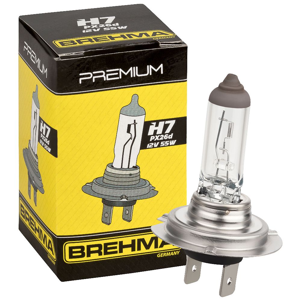 Auto-Lampen-Discount - H7 Lampen und mehr günstig kaufen - 10x BREHMA  Premium H7 Halogen Autolampe 12V 55W E1