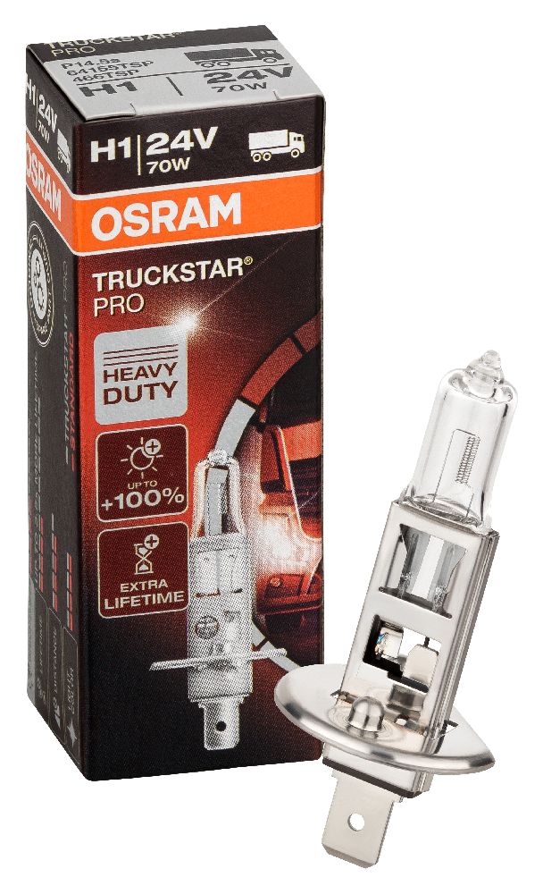 24V Lkw-Glühlampe H4 75 70W 64196 P43t Leistungsstarkes helles weißes  Licht, Osram
