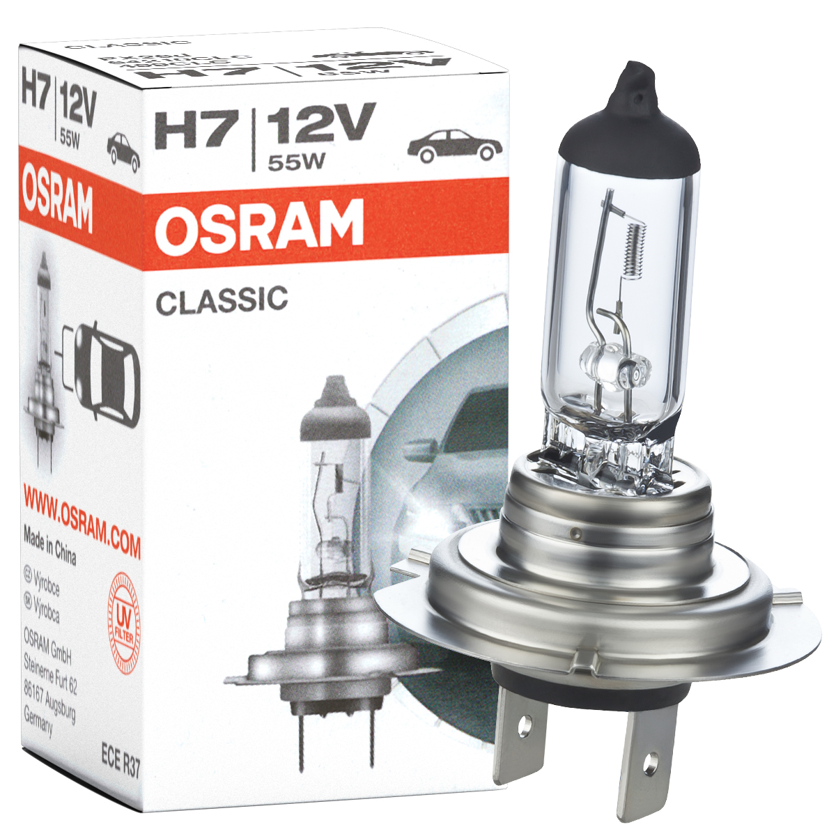 Osram GLL H7 Durostar 12V 60/55W Beleuchtung