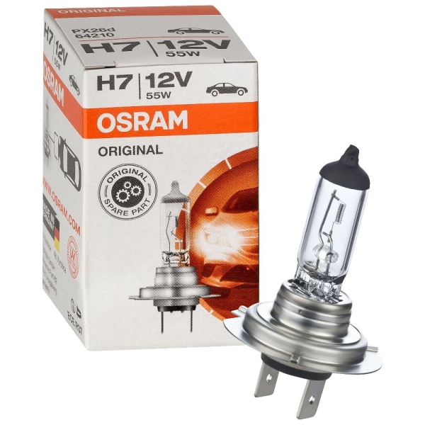 10x OSRAM Glühlampe H7 Original Line 12V 55W 64210