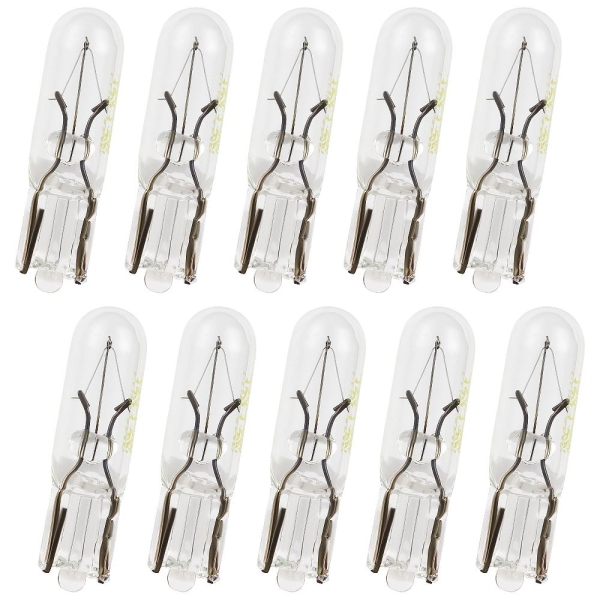 10x OSRAM Glassockellampe T5 W1,2W W2x4.6d 12V 1,2W 2721