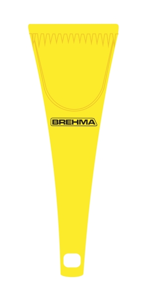 Brehma Eiskratzer gelb 10cm breit