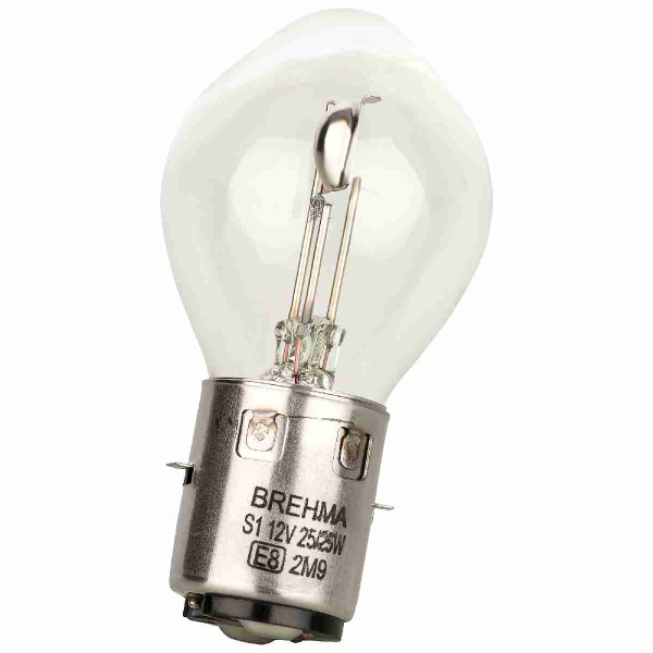 BREHMA S2 Bilux Zweiradlampe BA20d 35/35W 12V