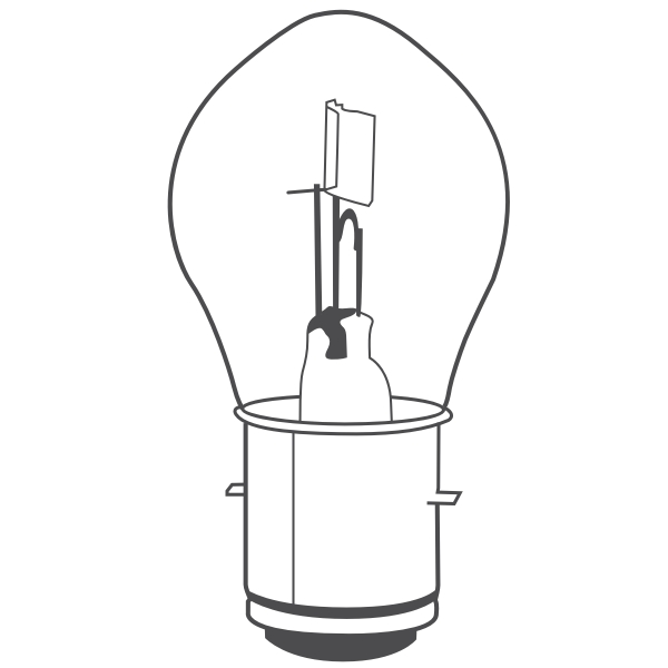 BREHMA S2 Bilux Zweiradlampe BA20d 35/35W 12V