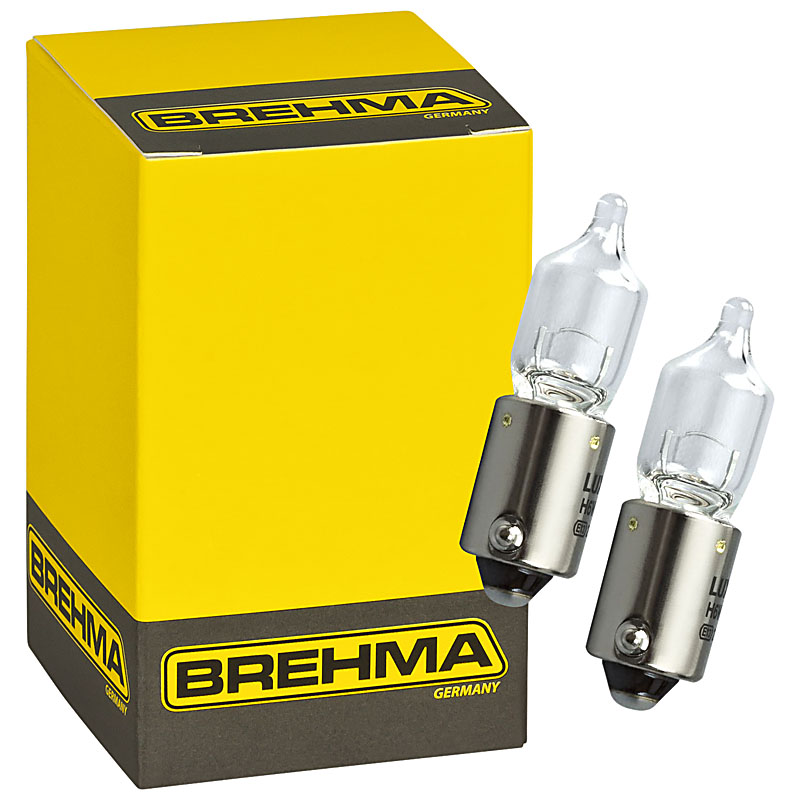 10x BREHMA H5W 12V 5W Halogen Innenraumbeleuchtung Ba9s