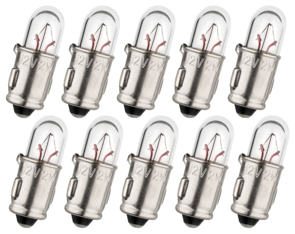 10x BREHMA BA7s Lampe 12V 2W Instrumentenbeleuchtung